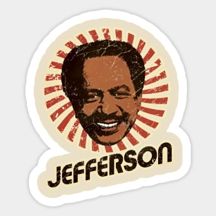 the jefferson - (Retro Vintage) Sticker